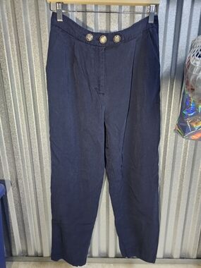 Zara Navy Style Casual Trousers
